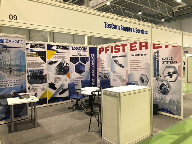 Компания «TasCom Supply and Services» традиционно приняла участие в Северо-каспийской региональной нефтегазовой выставки ATYRAU OIL-GAS 2019, стенды №09 (Oil-Gas) и №51 (Build).